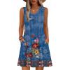Blue Floral Print