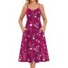 Wine Red Floral