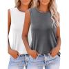 2 Pack-dark Grey and White