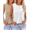 Khaki and White