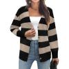 Stripes Black & Apricot