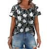 Black White Floral