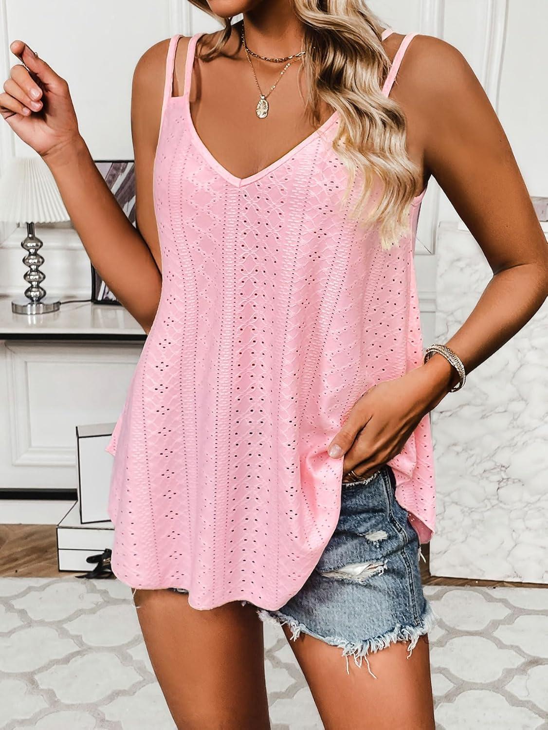 imageZeagoo Womens Soft Tank TopPink