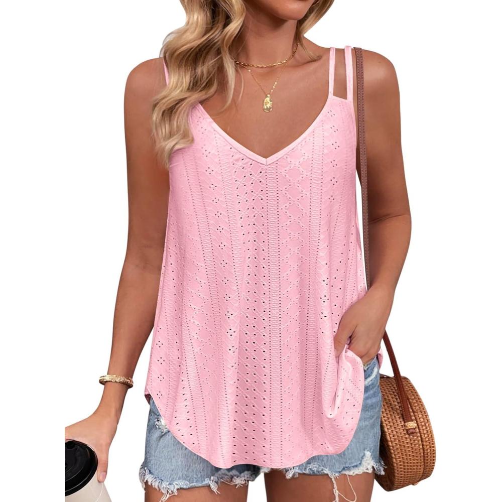 imageZeagoo Womens Soft Tank TopPink