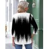Zeagoo 3/4 Length Sleeve Womens Tops Round Neck Casual Summer Tunic Tops Basic Tees Blouses Dressy T-Shirts Pleated Shirts(Jb204)