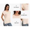 Zeagoo Sweater Vest Women Crew Neck Loose Fit Knit Lightweight T Shirts Pullover Casual Summer Outfits(Black)