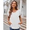 Zeagoo Sweater Vest Women Crew Neck Loose Fit Knit Lightweight T Shirts Pullover Casual Summer Outfits(White)