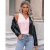 Zeagoo Womens 2025 Silk Satin Tank Tops V Neck Casual Cami Sleeveless Camisole Blouses Summer Basic Tank Shirt(Pink)
