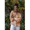 Zeagoo Womens Button Down Shirts Lantern Long Sleeve Blouse Business Casual Work Tops Floral Printed Outfits(B Phoenix Sand)