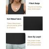 Zeagoo Womens Ribbed Tank Tops 2026 V Neck Slim Fit Knit Sleeveless Shirts Casual Basic Tee(Black)
