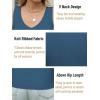 Zeagoo Womens Ribbed Tank Tops 2026 V Neck Slim Fit Knit Sleeveless Shirts Casual Basic Tee(Navy Blue)