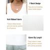 Zeagoo Womens Ribbed Tank Tops 2026 V Neck Slim Fit Knit Sleeveless Shirts Casual Basic Tee(White)