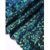 Zeagoo Women’s Sleeveless Sequin Top Sparkle Glitter Top Shimmer Camisole Vest Tank Tops(Dark Green Gradient)