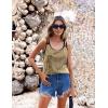Zeagoo Women’s Sleeveless Sequin Top Sparkle Glitter Top Shimmer Camisole Vest Tank Tops(Gold)