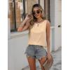 Zeagoo Womens Tank Tops Crewneck Loose Fit Basic Business Casual Summer Sleeveless Shirts Blouse S-XXL(Beige)
