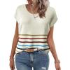 Stripes Colorful Cream