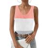 Pink White Gray Stripe