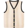 Black Beige Color Block