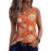 Zeagoo Womens Tank Tops Summer Sleeveless Tops Loose Button Henley Shirts Crew Neck Dress Casual 2026 Clothes(Mz916)