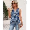 Zeagoo Womens V Neck Tank Tops 2026 Summer Tops Casual Sleeveless Shirts Loose Fit Dressy Business Work Clothes(Jh510)