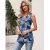 Zeagoo Womens V Neck Tank Tops 2026 Summer Tops Casual Sleeveless Shirts Loose Fit Dressy Business Work Clothes(Jh510)