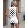 Zeagoo Womens V Neck Tank Tops 2026 Summer Tops Casual Sleeveless Shirts Loose Fit Dressy Business Work Clothes(Jh592)