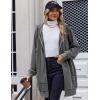 Zeagoo Women’s Zip Up Hoodies Long Tunic Sweatshirts Oversized Fleece Casual Long Sleeve 2026 Fall Hoodie Jacket Coat(01 Dark Grey)