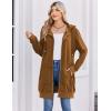 Zeagoo Women’s Zip Up Hoodies Long Tunic Sweatshirts Oversized Fleece Casual Long Sleeve 2026 Fall Hoodie Jacket Coat(01 Light Brown)