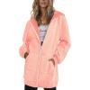 Zeagoo Women’s Zip Up Hoodies Long Tunic Sweatshirts Oversized Fleece Casual Long Sleeve 2026 Fall Hoodie Jacket Coat(01 Pink)