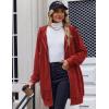 Zeagoo Women’s Zip Up Hoodies Long Tunic Sweatshirts Oversized Fleece Casual Long Sleeve 2026 Fall Hoodie Jacket Coat(01 Red)