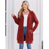 Zeagoo Women’s Zip Up Hoodies Long Tunic Sweatshirts Oversized Fleece Casual Long Sleeve 2026 Fall Hoodie Jacket Coat(01 Red)