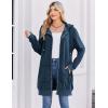 Zeagoo Women’s Zip Up Hoodies Long Tunic Sweatshirts Oversized Fleece Casual Long Sleeve 2026 Fall Hoodie Jacket Coat(01 Royal Blue)