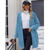 Zeagoo Women’s Zip Up Hoodies Long Tunic Sweatshirts Oversized Fleece Casual Long Sleeve 2026 Fall Hoodie Jacket Coat(01 Sky Blue)