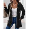Zeagoo Women’s Zip Up Hoodies Long Tunic Sweatshirts Oversized Fleece Casual Long Sleeve 2026 Fall Hoodie Jacket Coat(01-black)