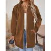 Zeagoo Women’s Zip Up Hoodies Long Tunic Sweatshirts Oversized Fleece Casual Long Sleeve 2026 Fall Hoodie Jacket Coat(Brown)