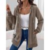 Zeagoo Women’s Zip Up Hoodies Long Tunic Sweatshirts Oversized Fleece Casual Long Sleeve 2026 Fall Hoodie Jacket Coat(Coffeegrey)