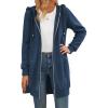 Zeagoo Women’s Zip Up Hoodies Long Tunic Sweatshirts Oversized Fleece Casual Long Sleeve 2026 Fall Hoodie Jacket Coat(Royal Blue)