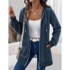 Zeagoo Women’s Zip Up Hoodies Long Tunic Sweatshirts Oversized Fleece Casual Long Sleeve 2026 Fall Hoodie Jacket Coat(Royal Blue)