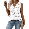 Zeagoo Womens V Neck Tank Tops 2026 Summer Tops Casual Sleeveless Shirts Loose Fit Dressy Business Work Clothes(Bf290)