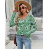Zeagoo Long Sleeve Tops for Women V Neck Shirt Loose Fall Tunic Tops Dressy Casual Work Blouse 2026(Bf180)