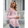 Zeagoo Long Sleeve Tops for Women V Neck Shirt Loose Fall Tunic Tops Dressy Casual Work Blouse 2026(Sf190)