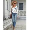 Zeagoo Long Sleeve Tops for Women V Neck Shirt Loose Fall Tunic Tops Dressy Casual Work Blouse 2026(Wf133)