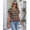Zeagoo Button Down Shirts for Women Short Sleeve Tops V Neck Collar Blouses Business Casual Outfits S-2XL(Jh308)