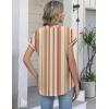 Zeagoo Button Down Shirts for Women Short Sleeve Tops V Neck Collar Blouses Business Casual Outfits S-2XL(Tw720)