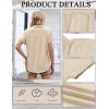 Zeagoo Short Sleeve Button Up Shirts for Women Business Casual Tops Lightweight 2026 Summer Blouses Khaki M