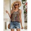 Zeagoo Tank Top for Women 2026 Summer Loose Fit Sleeveless Pleated Flowy Floral Tunic Dressy Blouse(A – Mz721)