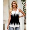 Zeagoo Tank Top for Women 2026 Summer Loose Fit Sleeveless Pleated Flowy Floral Tunic Dressy Blouse(Jb204)