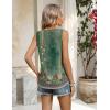 Zeagoo Tank Top for Women 2026 Summer Loose Fit Sleeveless Pleated Flowy Floral Tunic Dressy Blouse(Mz839)