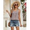 Zeagoo Tank Top for Women 2026 Summer Loose Fit Sleeveless Pleated Flowy Floral Tunic Dressy Blouse(Xh498)