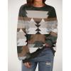 Zeagoo Women Crewneck Sweatshirts Pullover Tops Long Sleeve Shirt Loose Fit Sweaters Casual Fall Outfits Clothes 2025(Print)